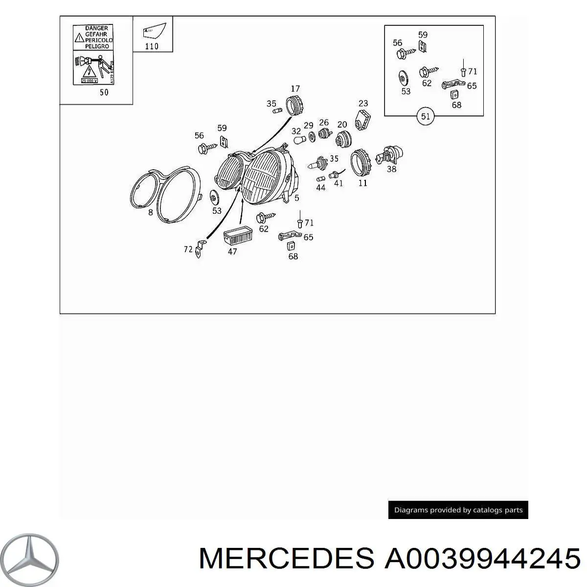 0039944245 Mercedes