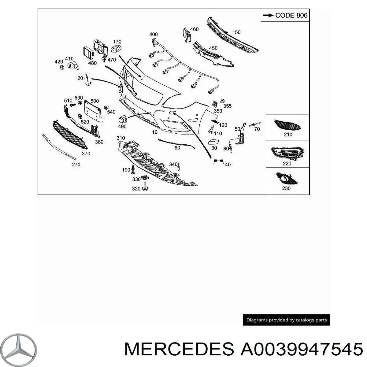 Comprar A0039947545 Mercedes 