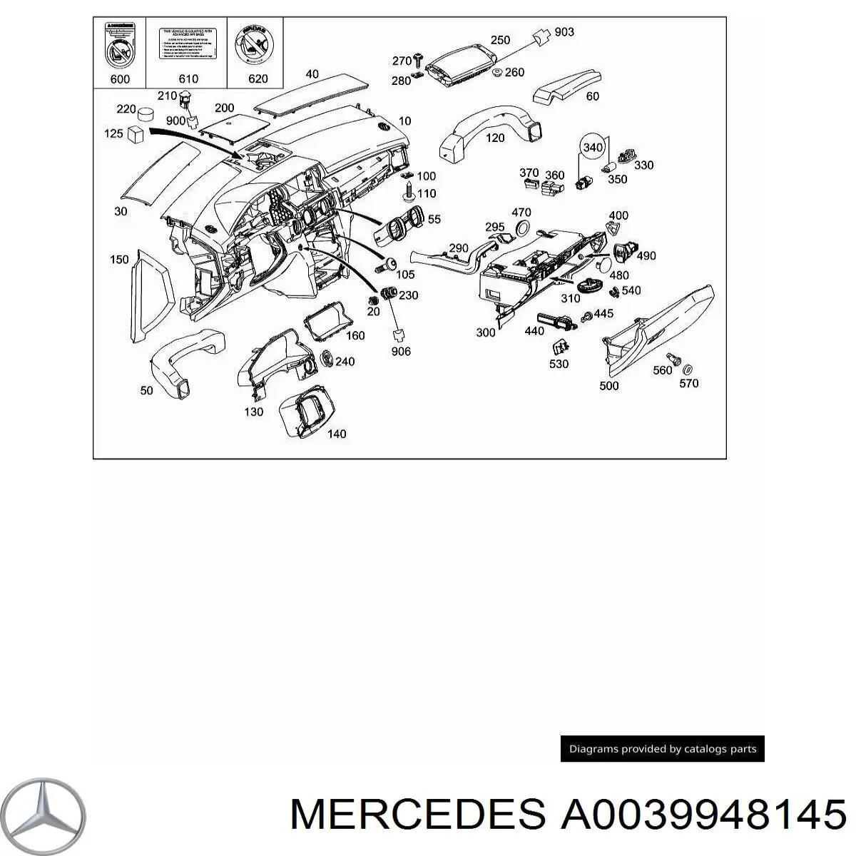  A0039948145 Mercedes