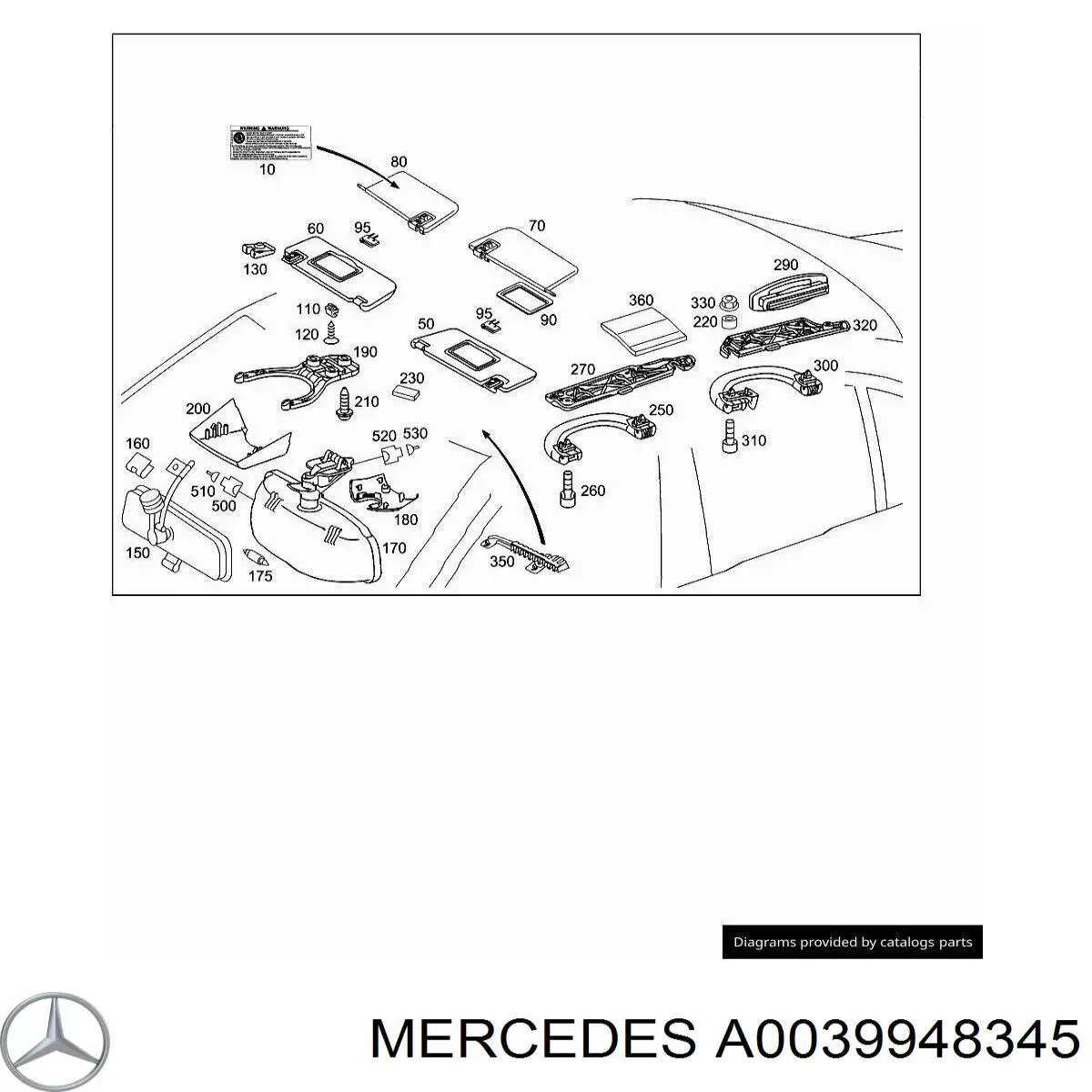  Mercedes A0039948345 precio, desde 1,66 EUR