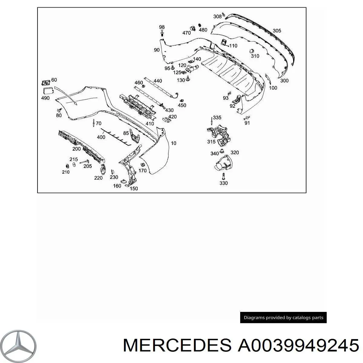 Mercedes A0039949245 precio, desde 4,48 EUR