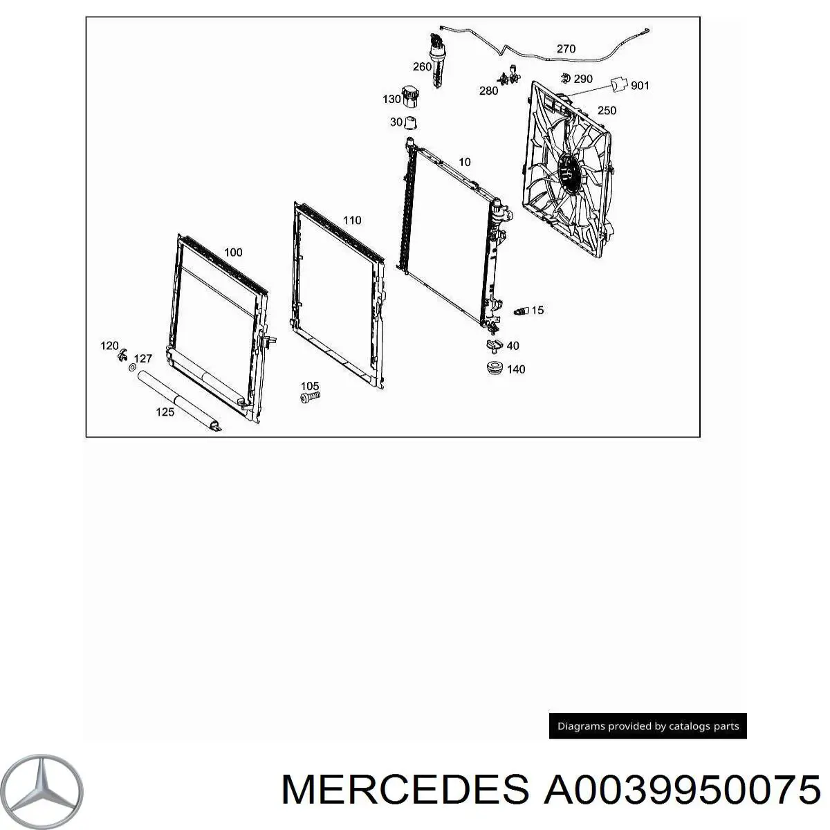  Mercedes A0039950075 precio, desde 5,43 EUR