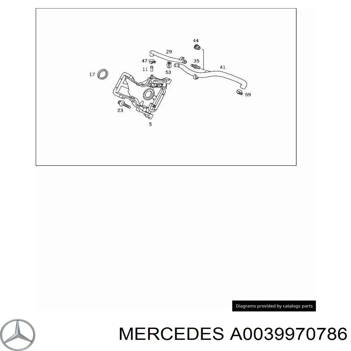 Mercedes A0039970786 precio, desde 2,75 EUR