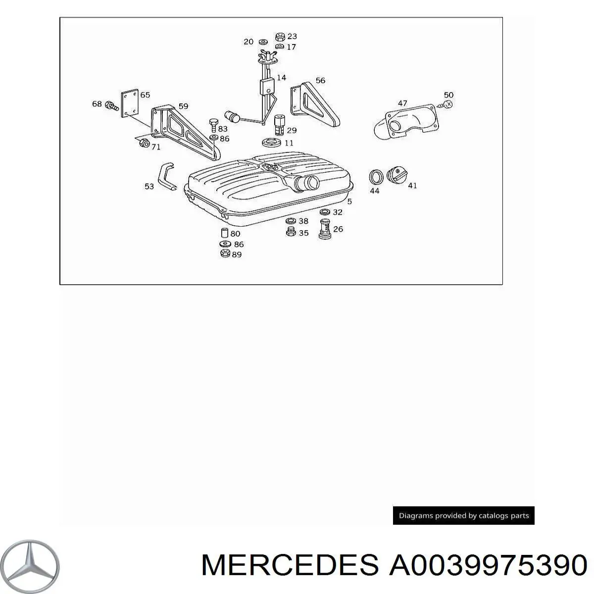  Mercedes A0039975390 precio, desde 1,88 EUR