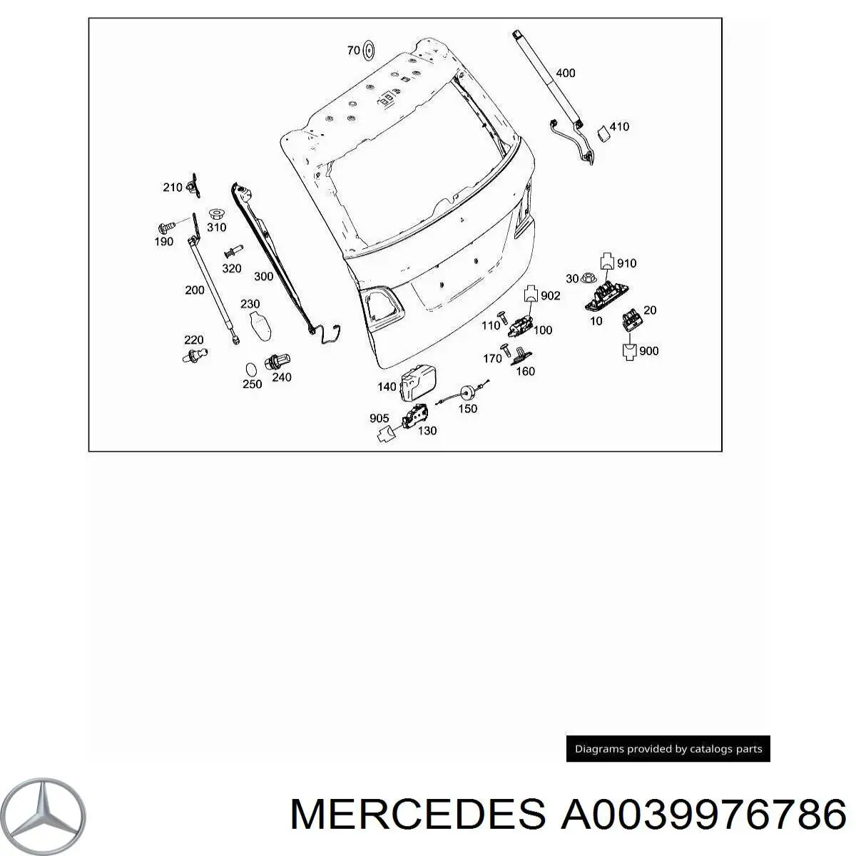 A0039976786 Mercedes Botella limpiaparabrisas