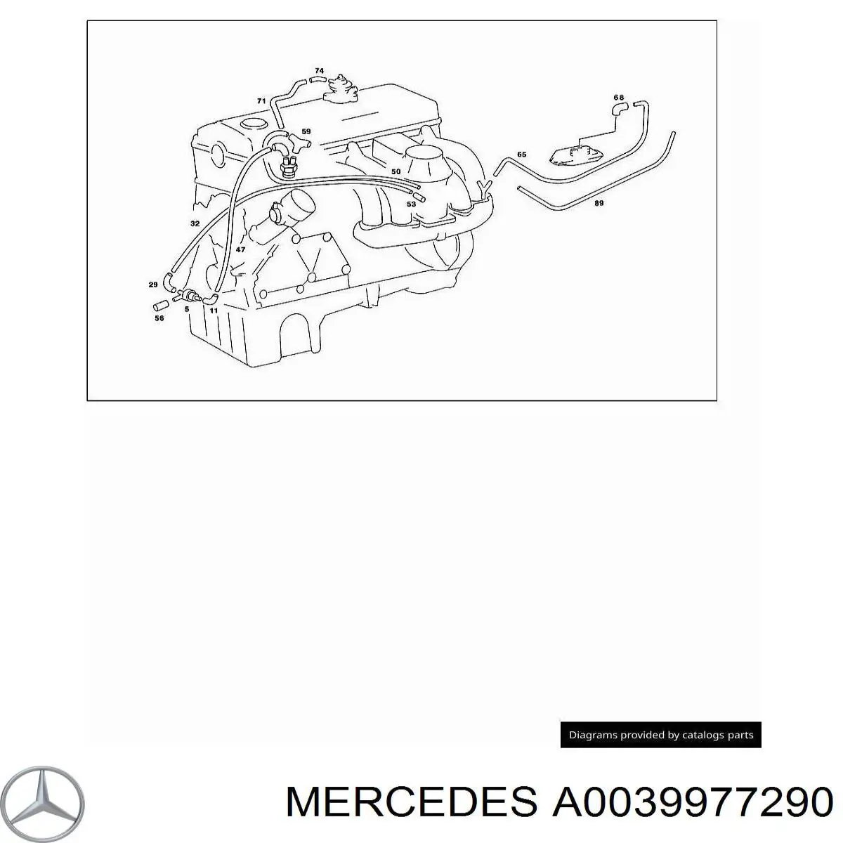 Comprar A0039977290 Mercedes Correa trapezoidal