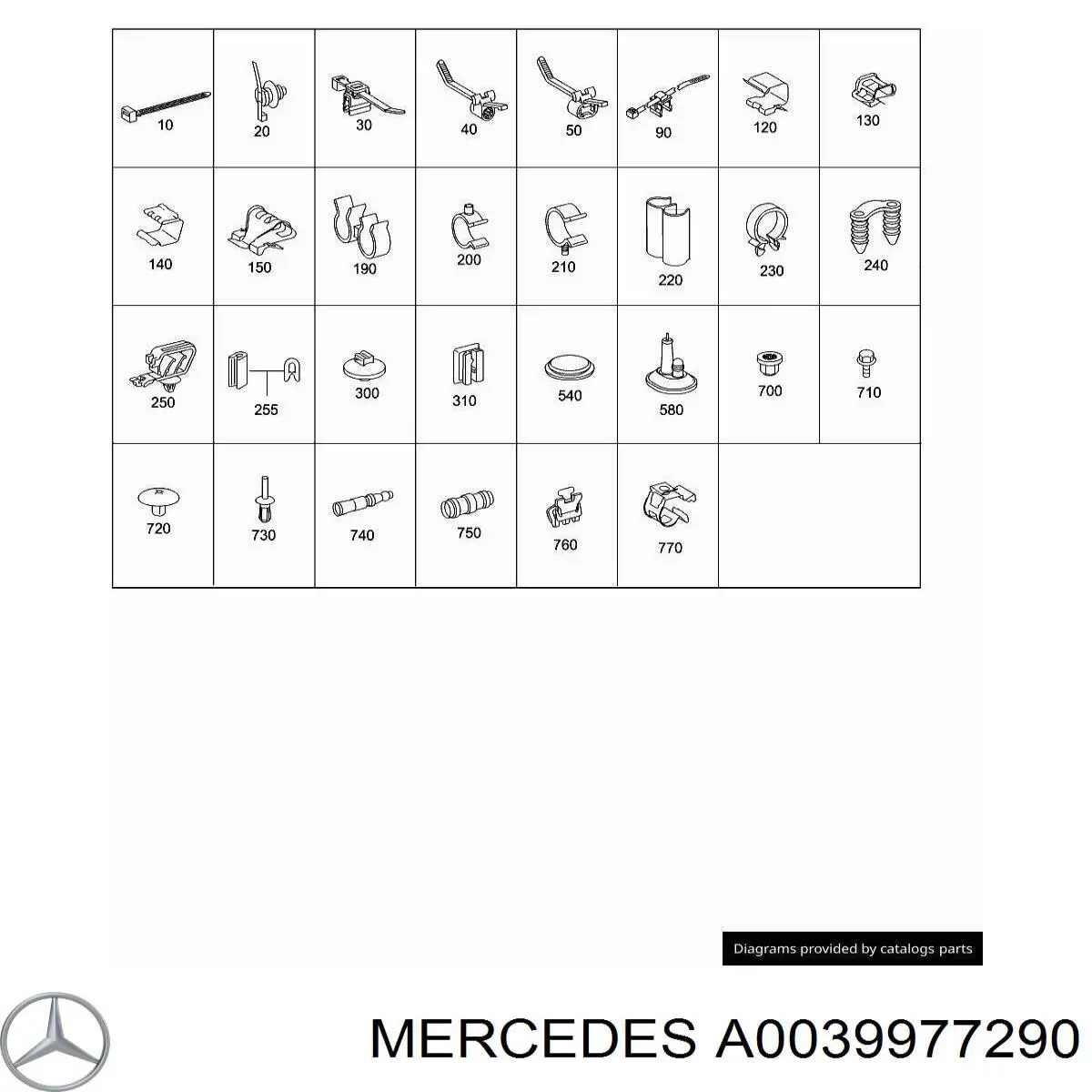 Correa de transmisión trapezoidal Mercedes A0039977290 precio, desde 5,48 EUR