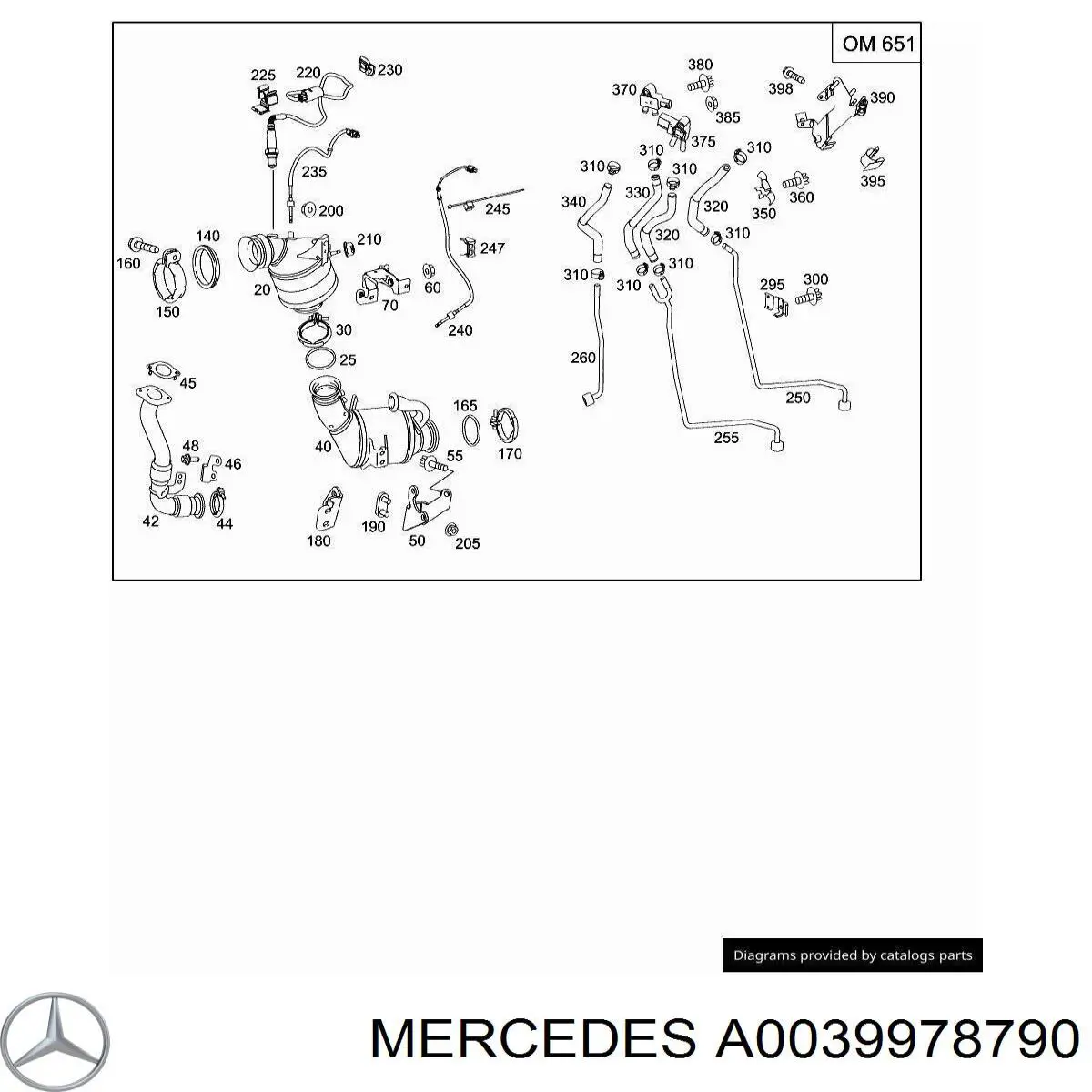  Mercedes A0039978790