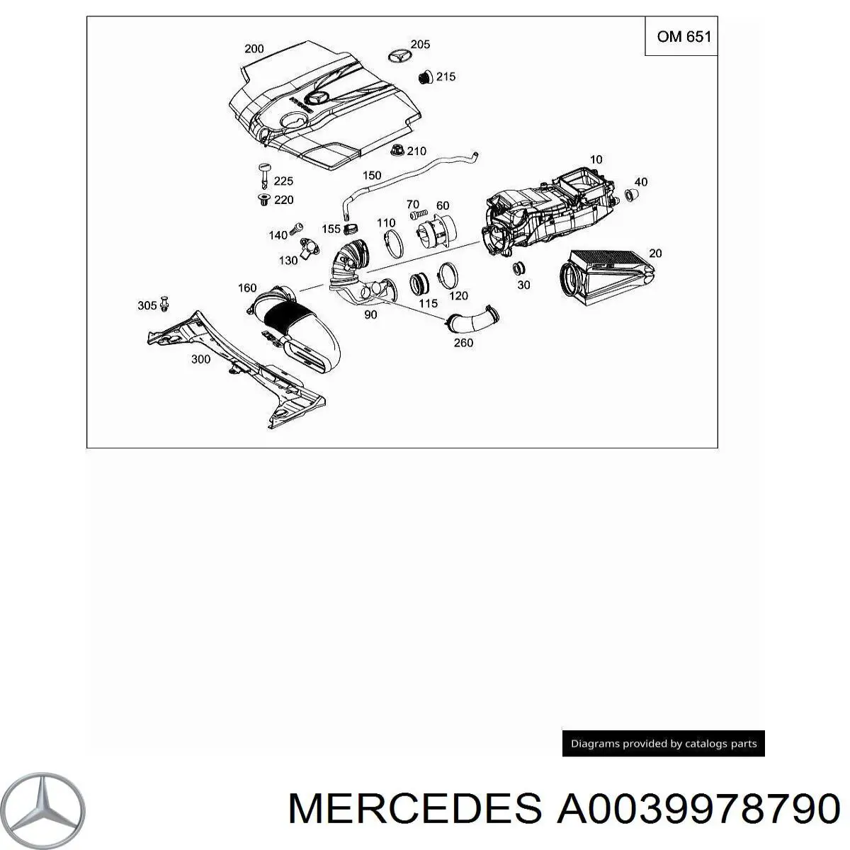 A0039978790 Mercedes 