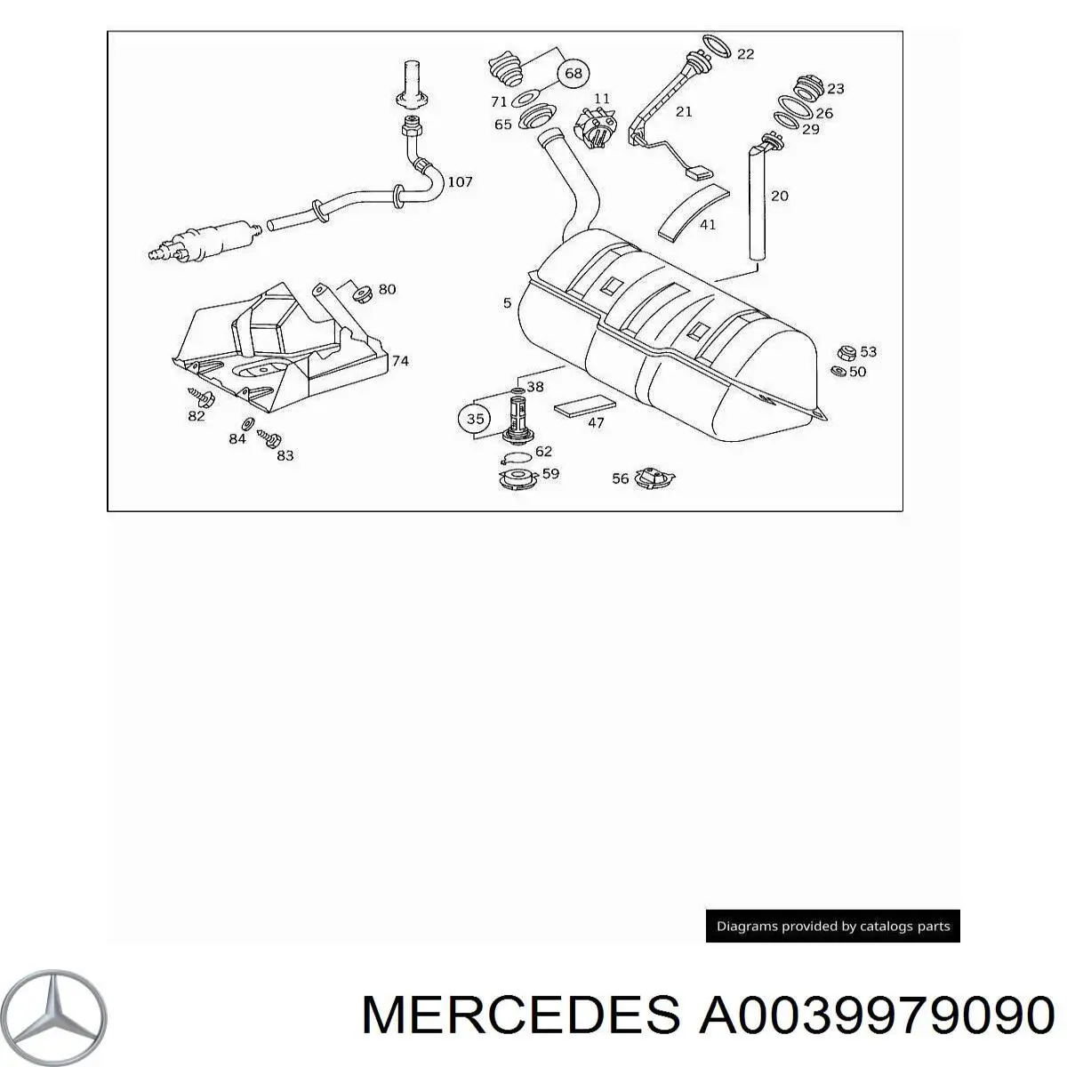 A0039979090 Mercedes