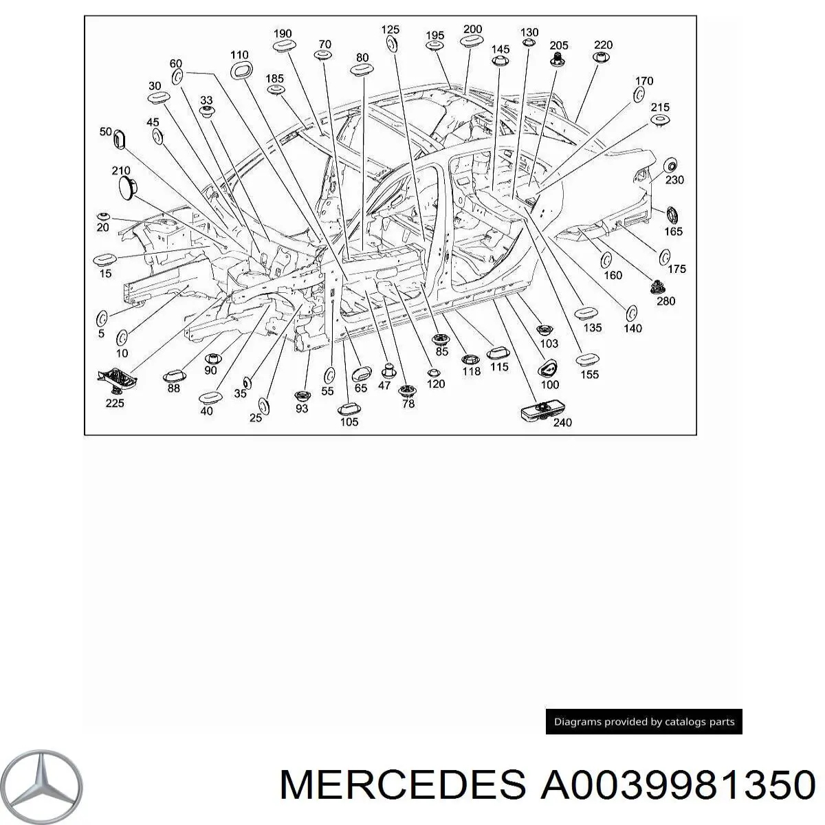 0039981350 Mercedes