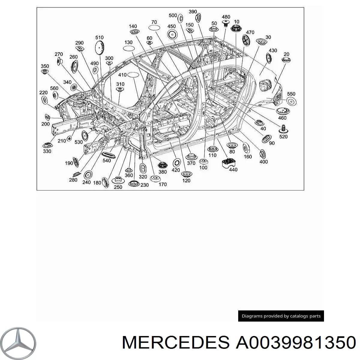 Cojín inferior del gato Mercedes A1109871044 precio, desde 3,02 EUR