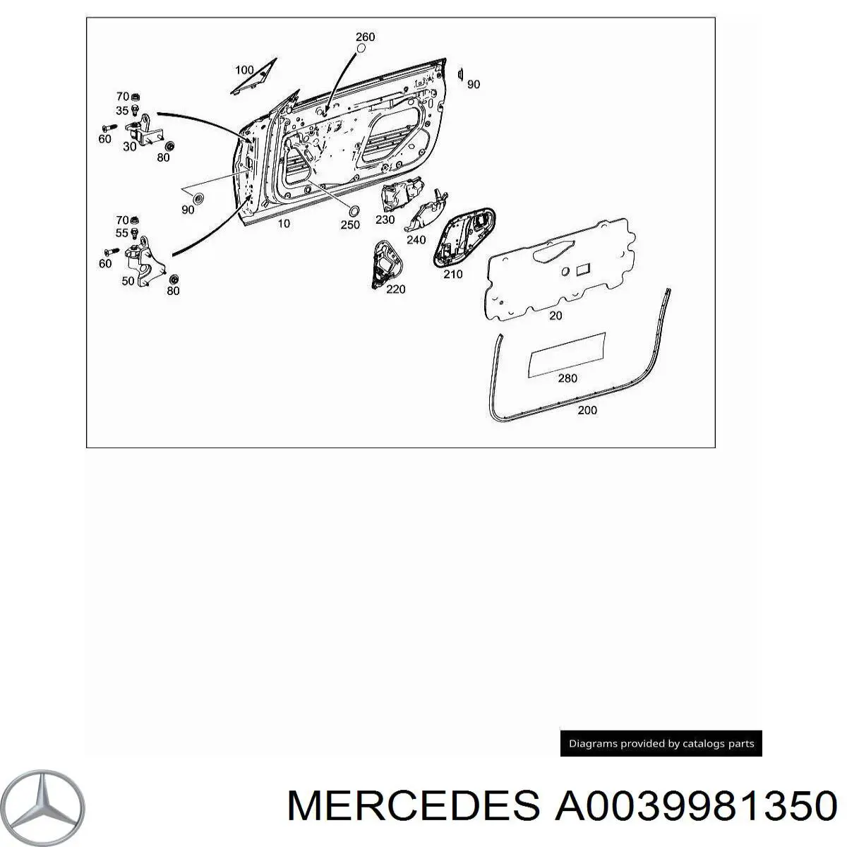 Comprar A1109871044 Mercedes Cojín inferior del gato