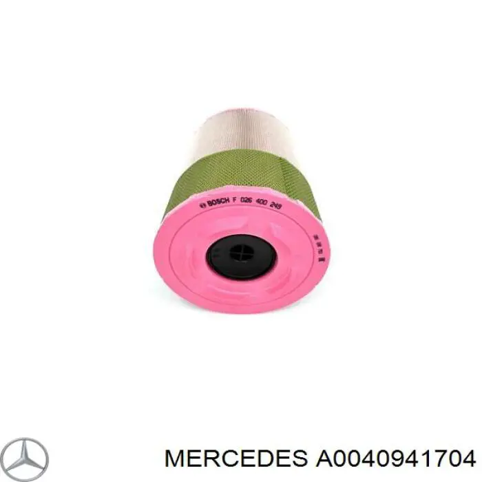 A0040941704 Mercedes Filtro de aire de motor