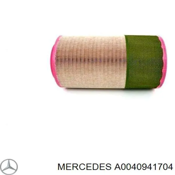 El filtro de aire Mercedes A0040941704 precio, desde 62,72 EUR