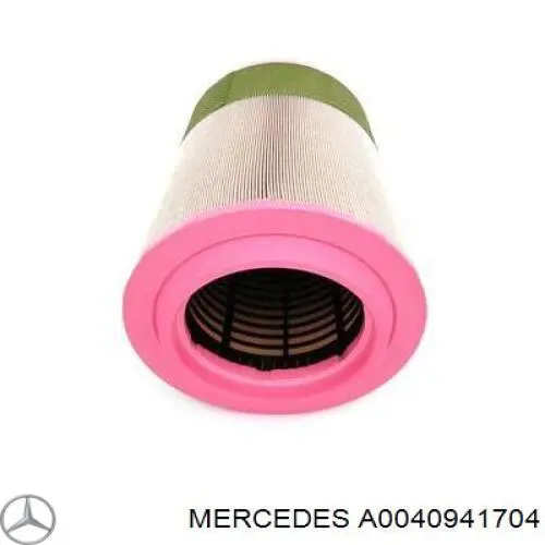 A0040941704 Mercedes filtro de aire