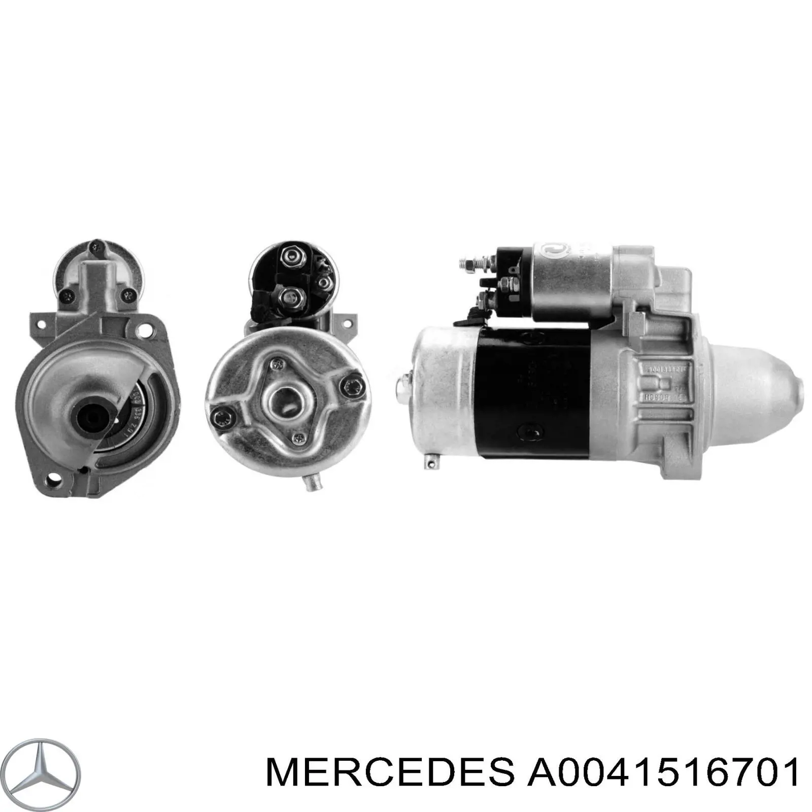 A0041516701 Mercedes motor de arranque