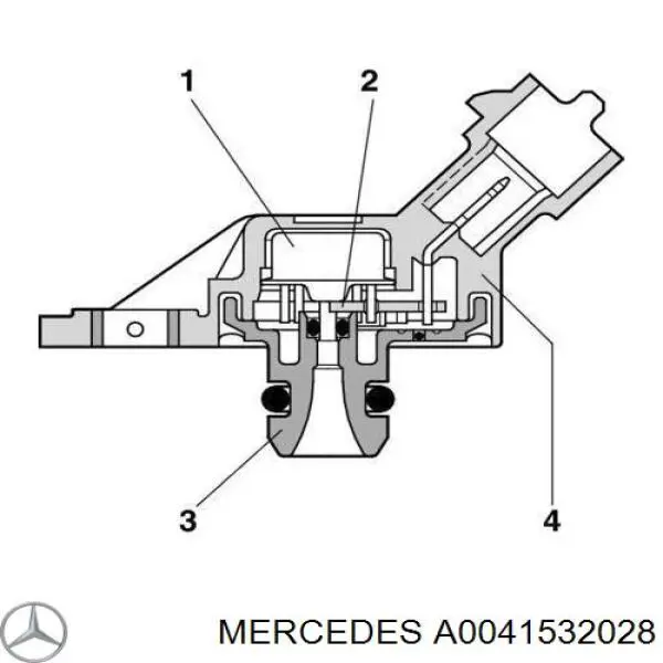 Manómetro de presión de aceite Mercedes A0041532028 precio, desde 39,93 EUR