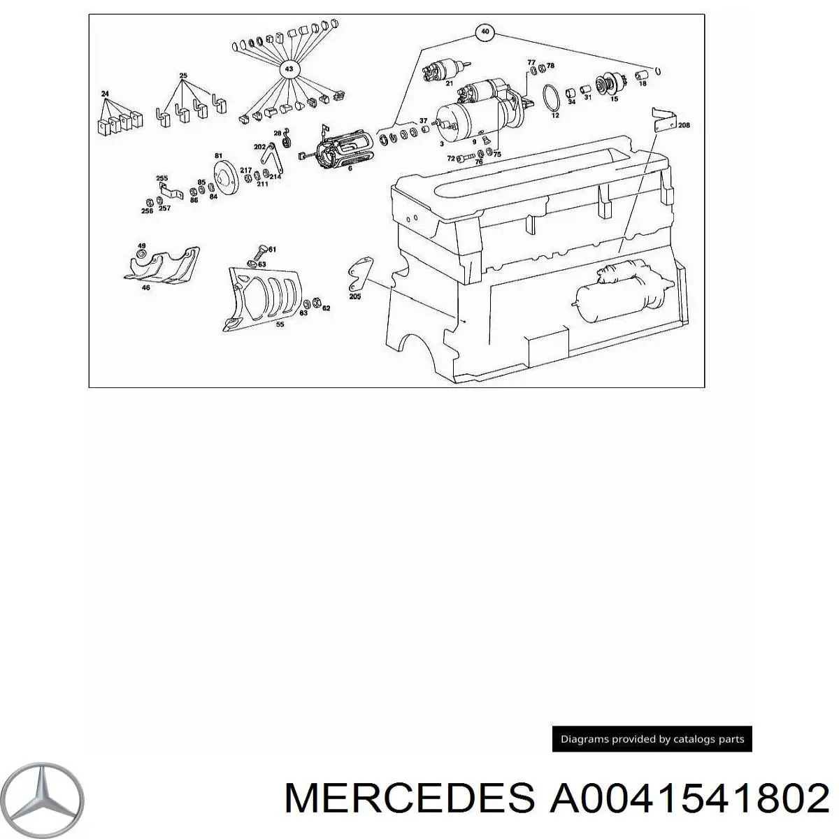 A0041541802 Mercedes alternador