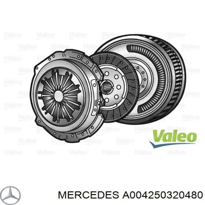 A004250320480 Mercedes plato de presión del embrague