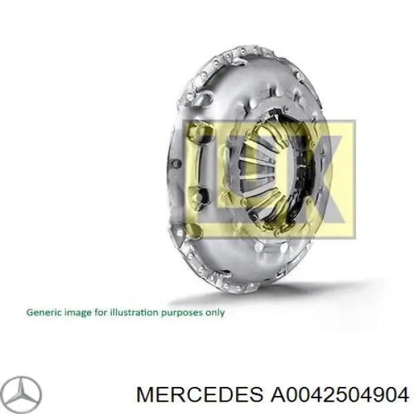 A0042504904 Mercedes plato de presión del embrague