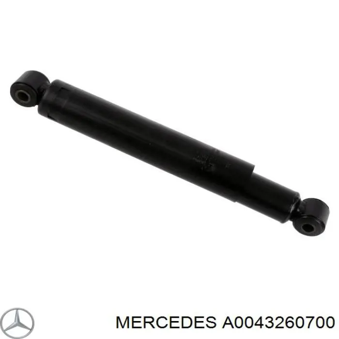 Amortiguador trasero Mercedes A0043260700 precio, desde 38,77 EUR