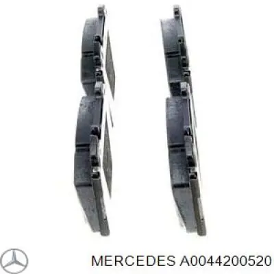 Pastillas de freno delanteras Mercedes A0044200520
