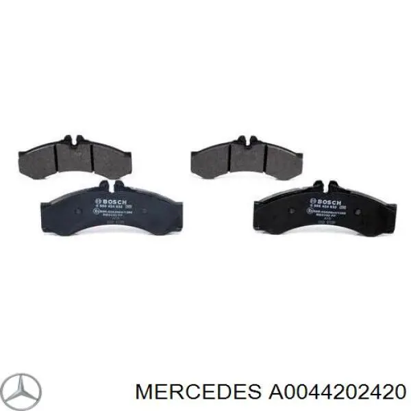 Pastillas freno delanteras Mercedes A0044202420 precio, desde 31,89 EUR