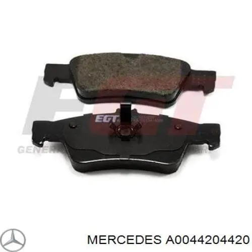 A0044204420 Mercedes pastillas de freno traseras