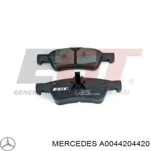 Comprar A0044204420 Mercedes Pastillas de freno traseras