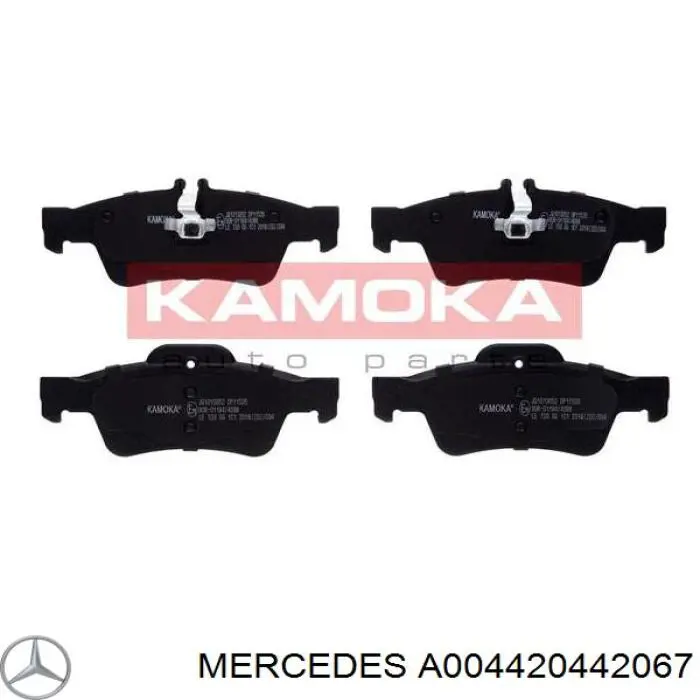 Pastillas traseras Mercedes A004420442067
