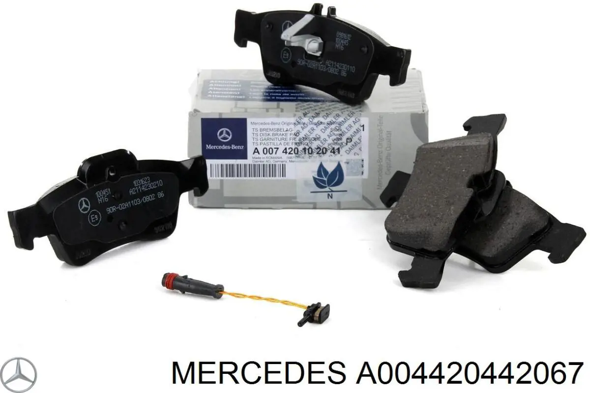 Comprar A004420442067 Mercedes Pastillas de freno traseras