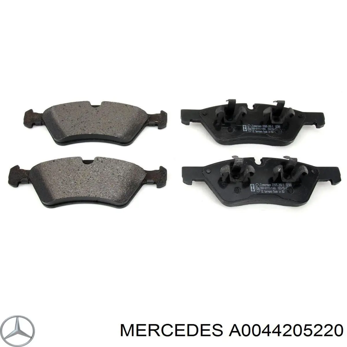 A0044205220 Mercedes Pastillas freno traseras