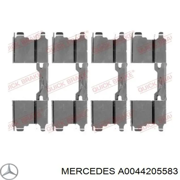 Comprar A0044205583 Mercedes Pinza de freno delantera izquierda
