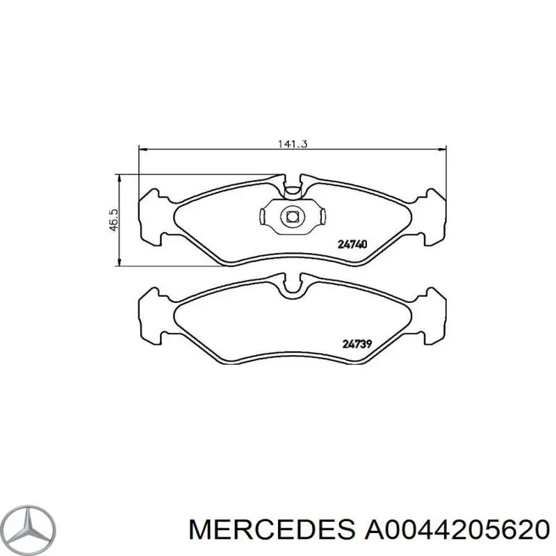 Comprar A0044205620 Mercedes Pastillas de freno traseras