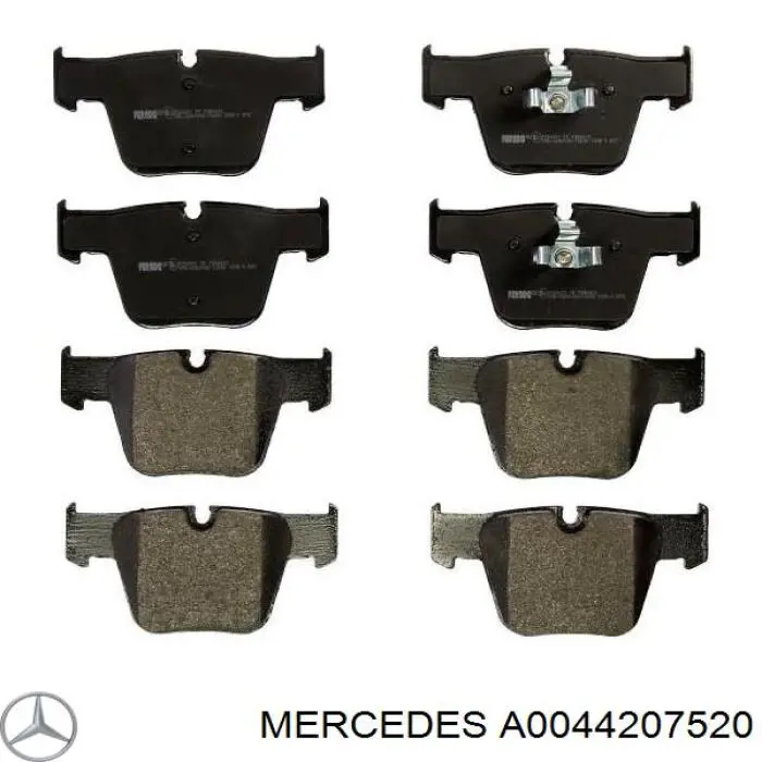Pastillas freno delanteras Mercedes A0044207520 precio, desde 87,66 EUR