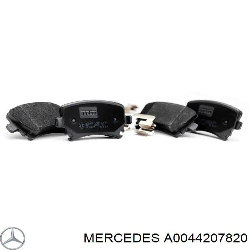 A0044207820 Mercedes pastillas de freno traseras