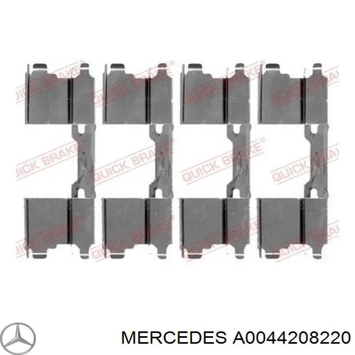 Comprar A0044208220 Mercedes Pastillas delanteras de freno