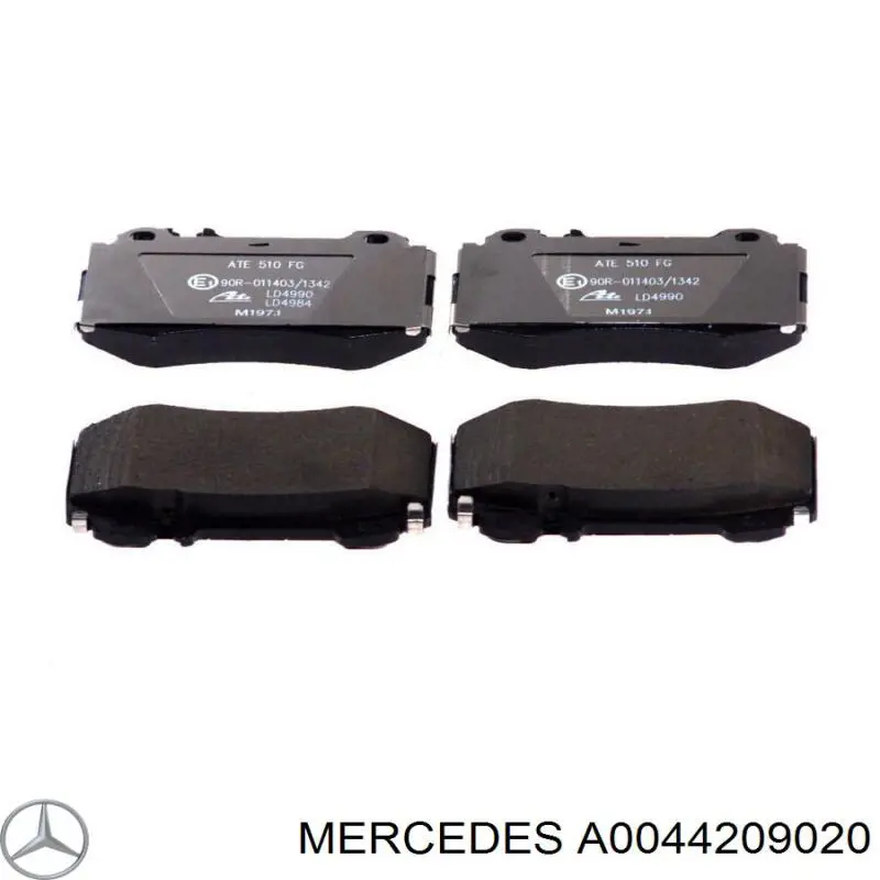 Comprar A0044209020 Mercedes Pastillas delanteras de freno