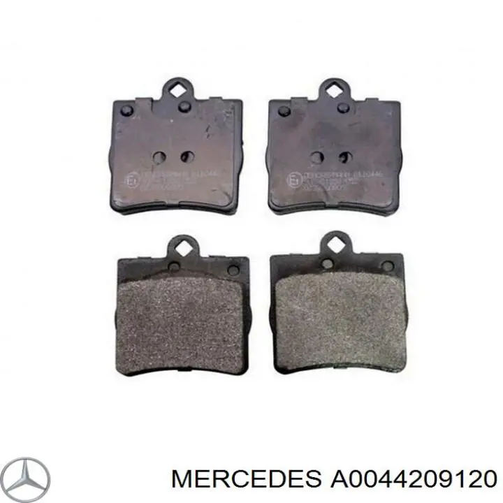Pastillas traseras de freno Mercedes A0044209120 precio, desde 16,76 EUR