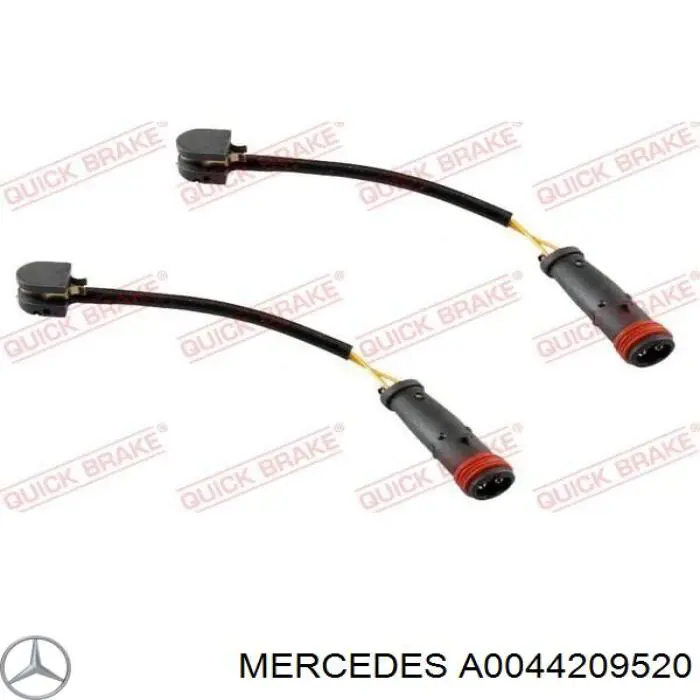 A0044209520 Mercedes pastillas de freno delanteras