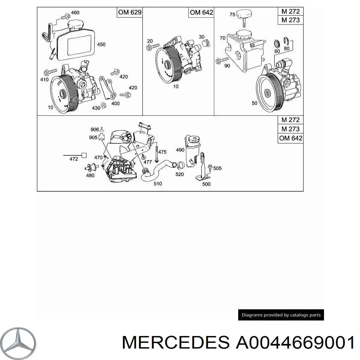 Comprar A004466900180 Mercedes Bomba servodireccion