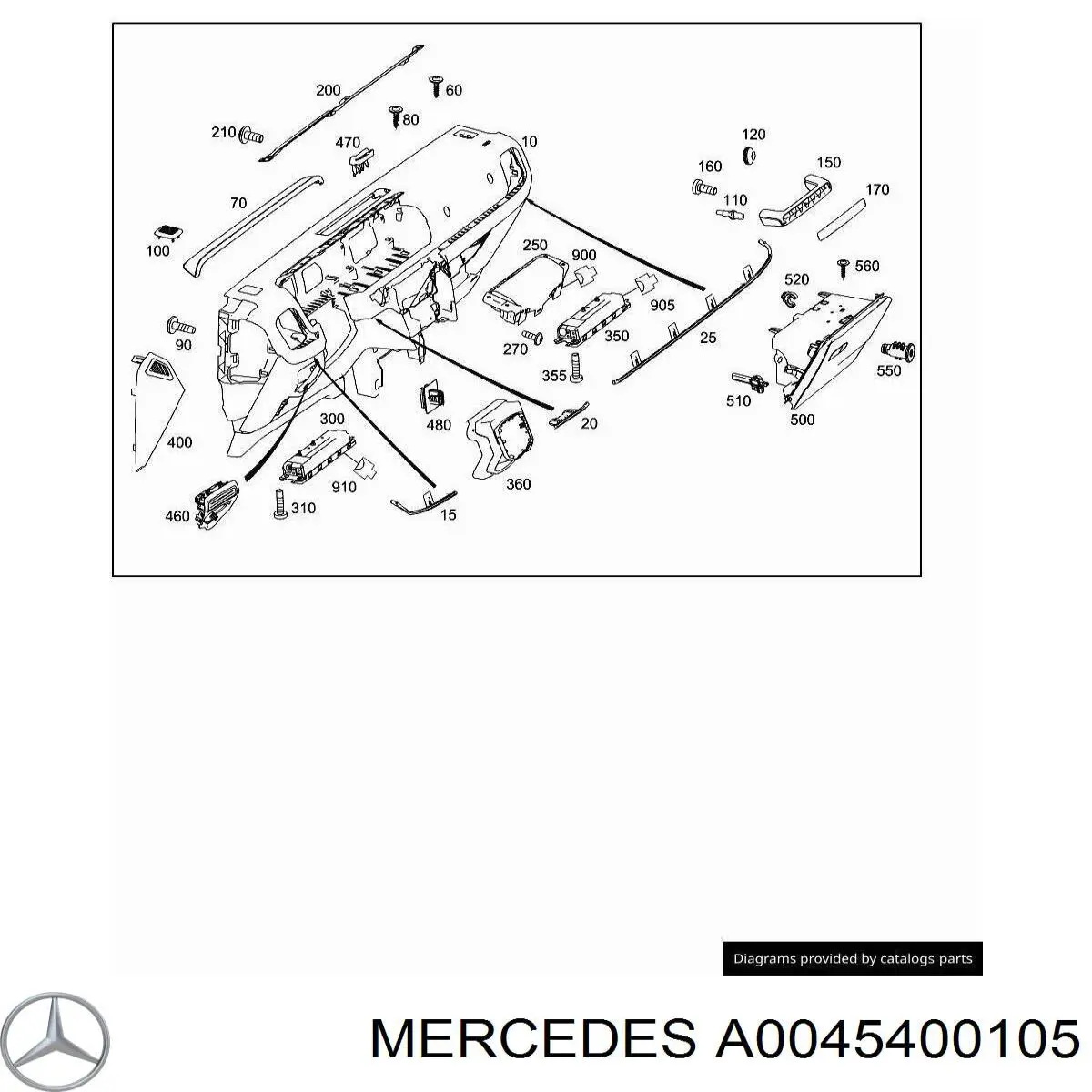 A0045400105 Mercedes