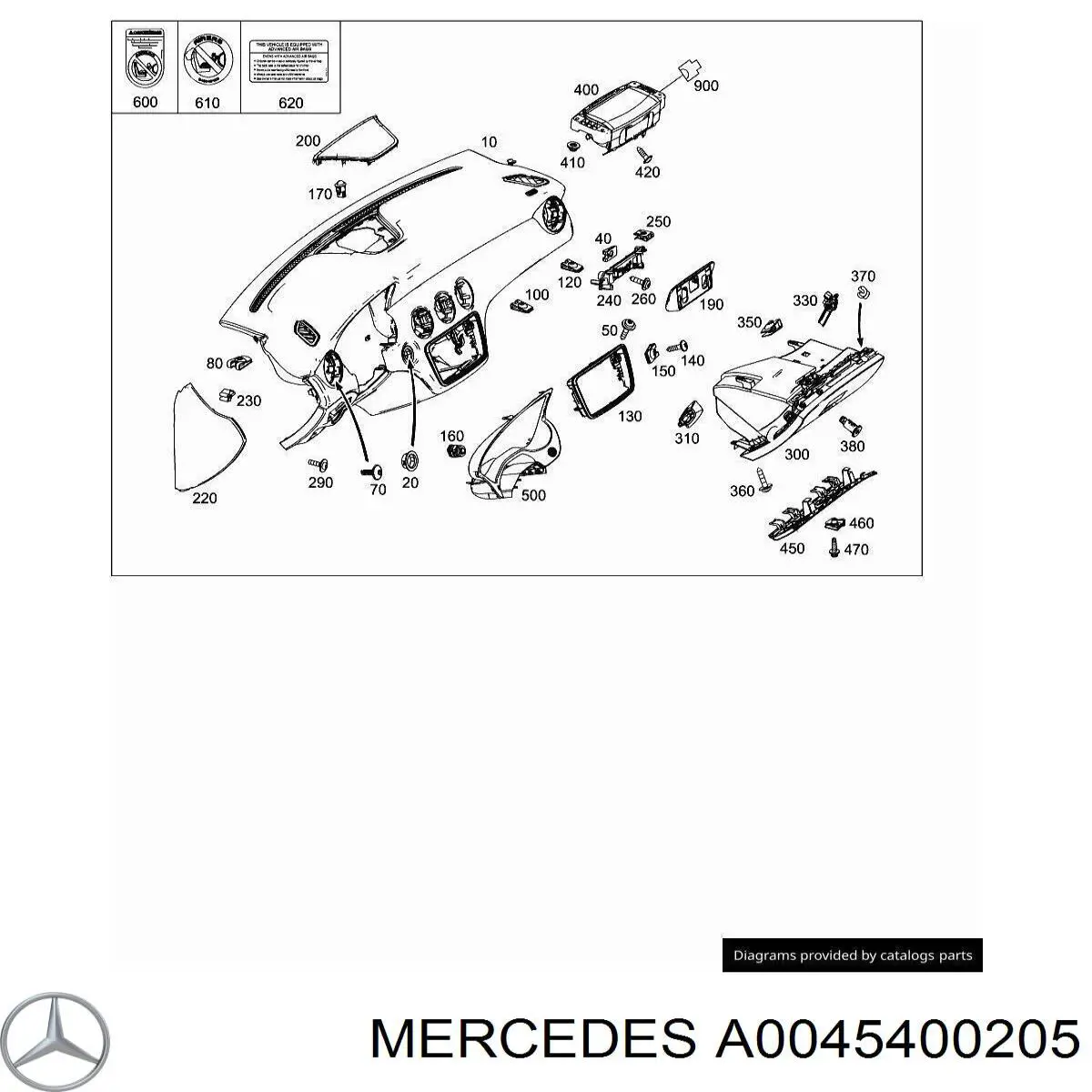 A0045400205 Mercedes