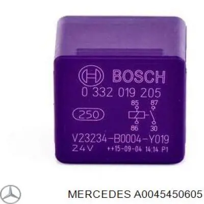 Comprar A0045450605 Mercedes Relé de desempañador de luneta trasera