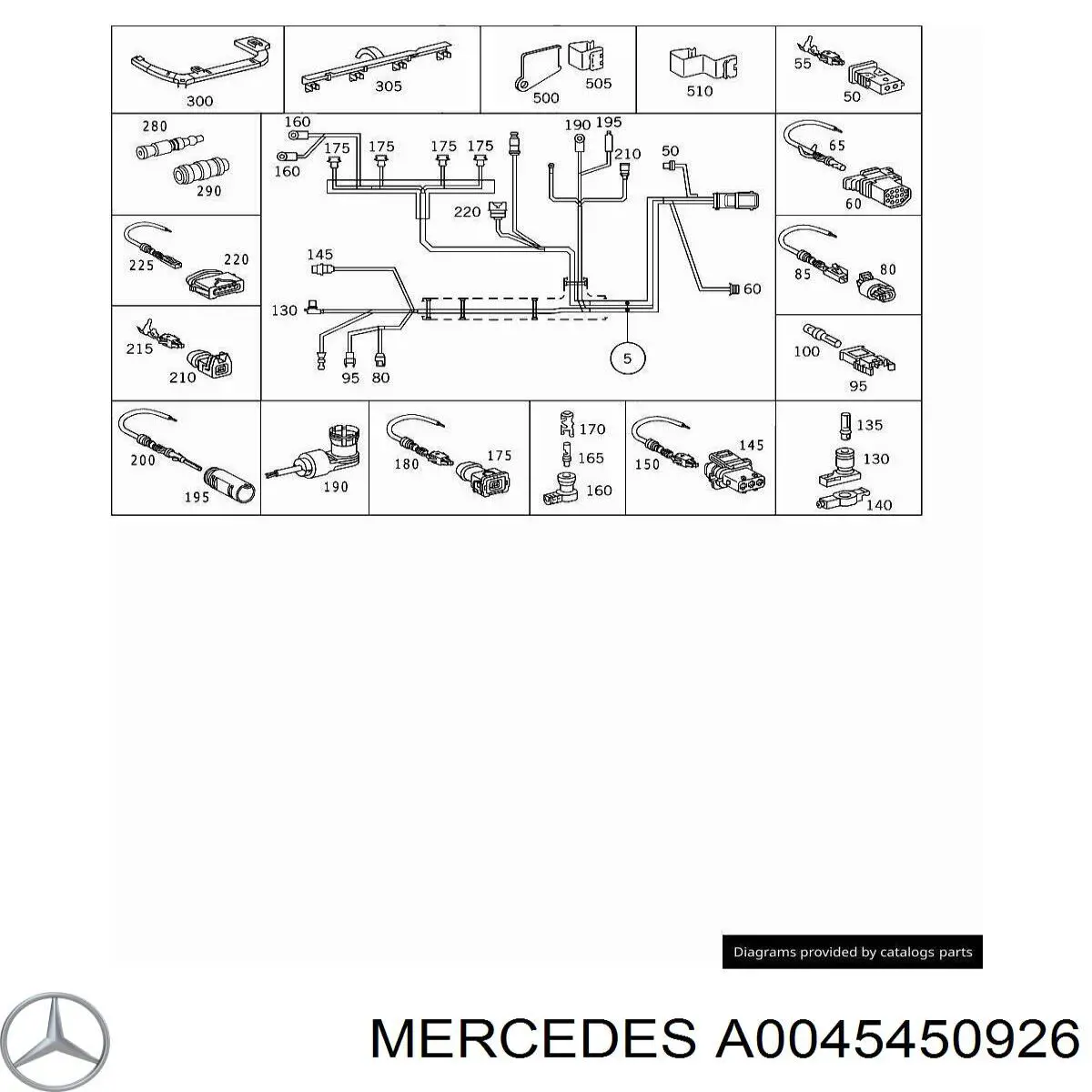 Mercedes A0045450926 precio, desde 3,86 EUR