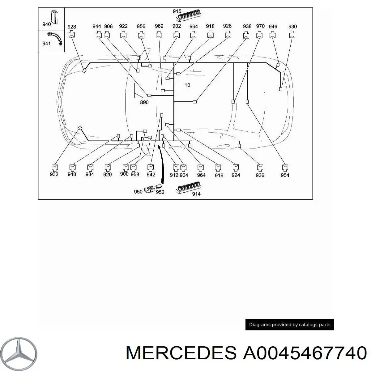 A0045467740 Mercedes 
