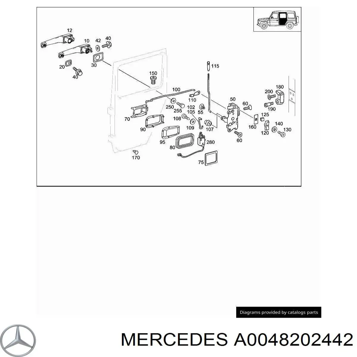 Motor de apertura/cierre del cierre del maletero (puerta trasera 3/5) Mercedes A0048202442 precio, desde 239,03 EUR