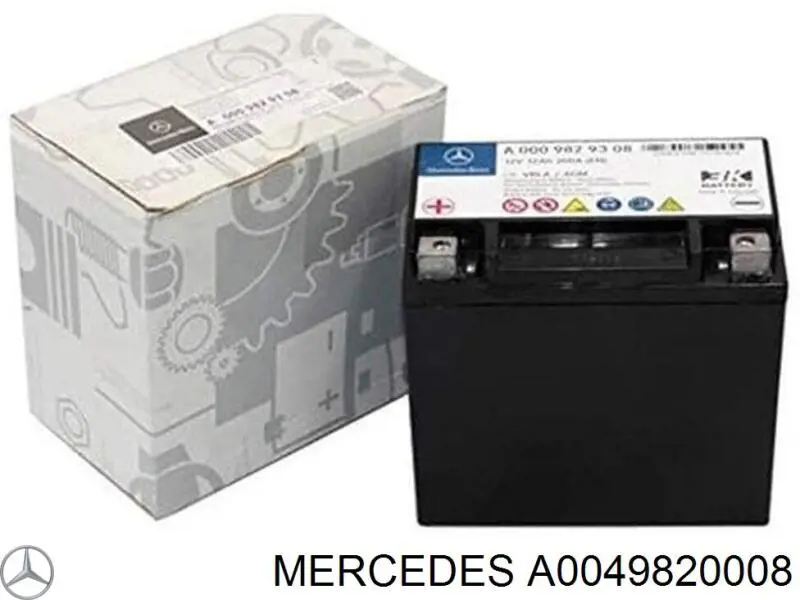 Comprar A0049820008 Mercedes Batería de coche
