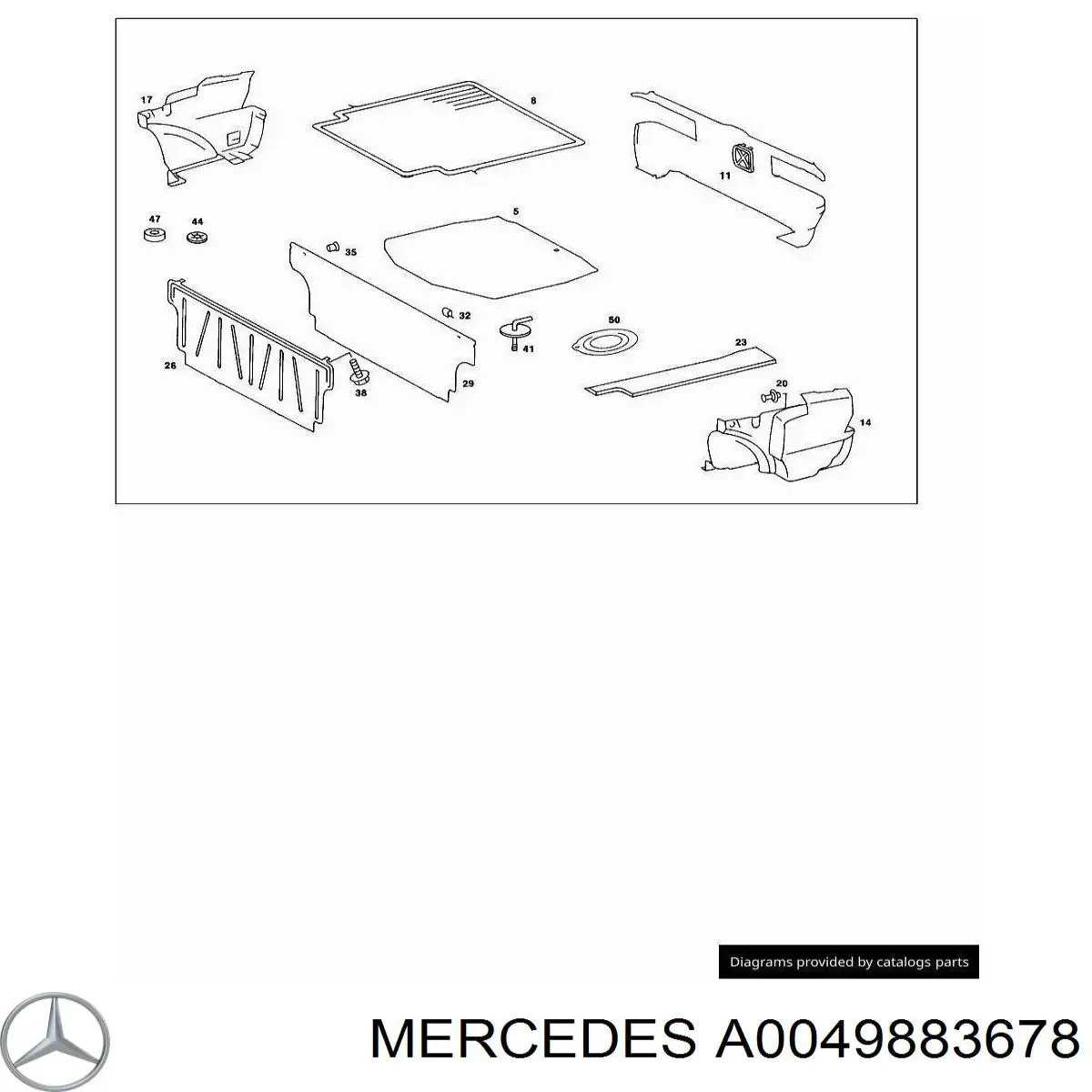 A0049883678 Mercedes 